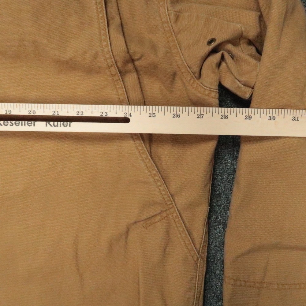 LL Bean Jacket Mens Extra Large Brown Corduroy Collar Lined Chore‎ Barn VTG XL - Picture 5 of 8
